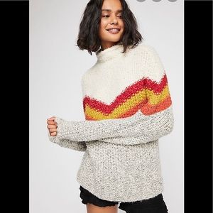 Free people turn around tunic sweater